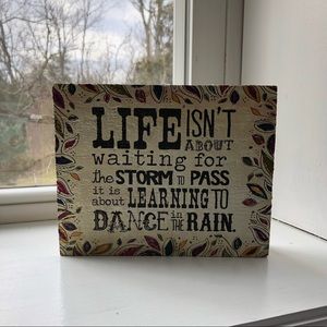 Small Decorative Saying